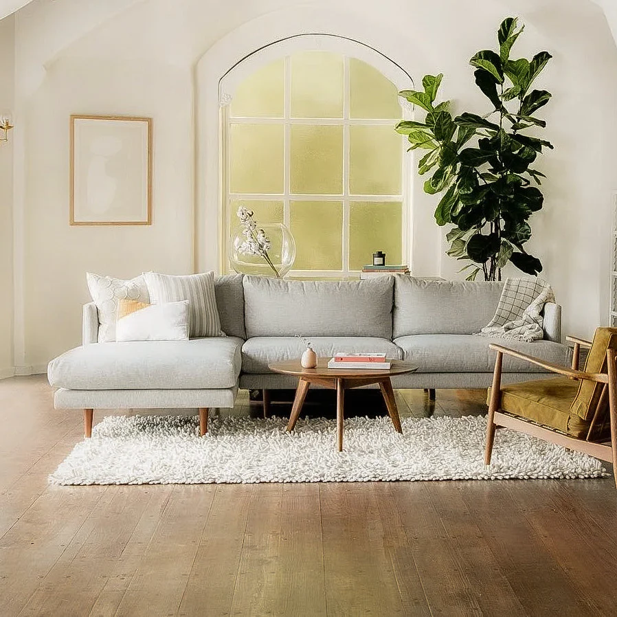 Anne Sofa | L Shaped Sectional | Polyfill Cushion (9.3 feet) XL | Removable Fabric - Image 27