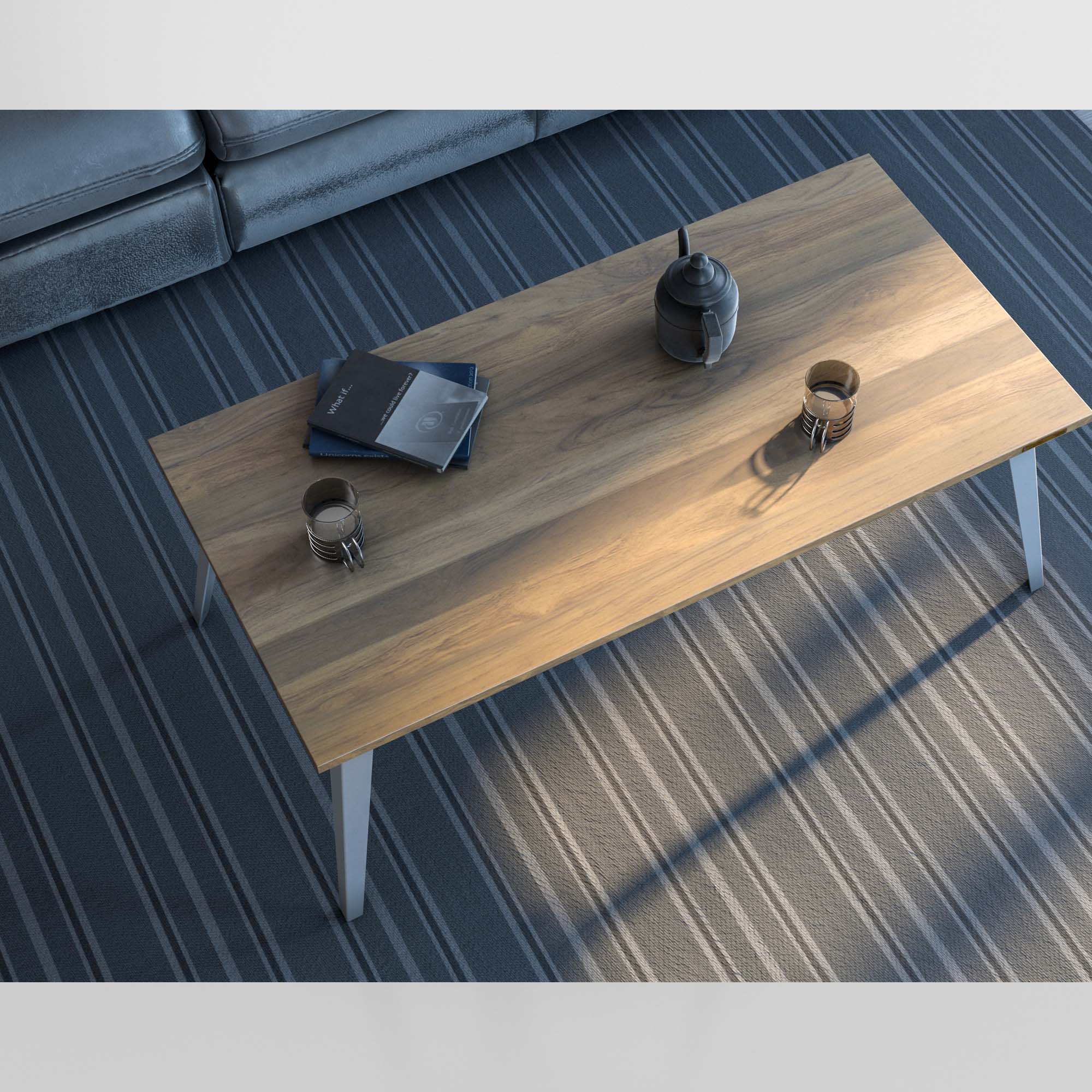 Takeshi Coffee Table - Solid Teak Wood - Image 2