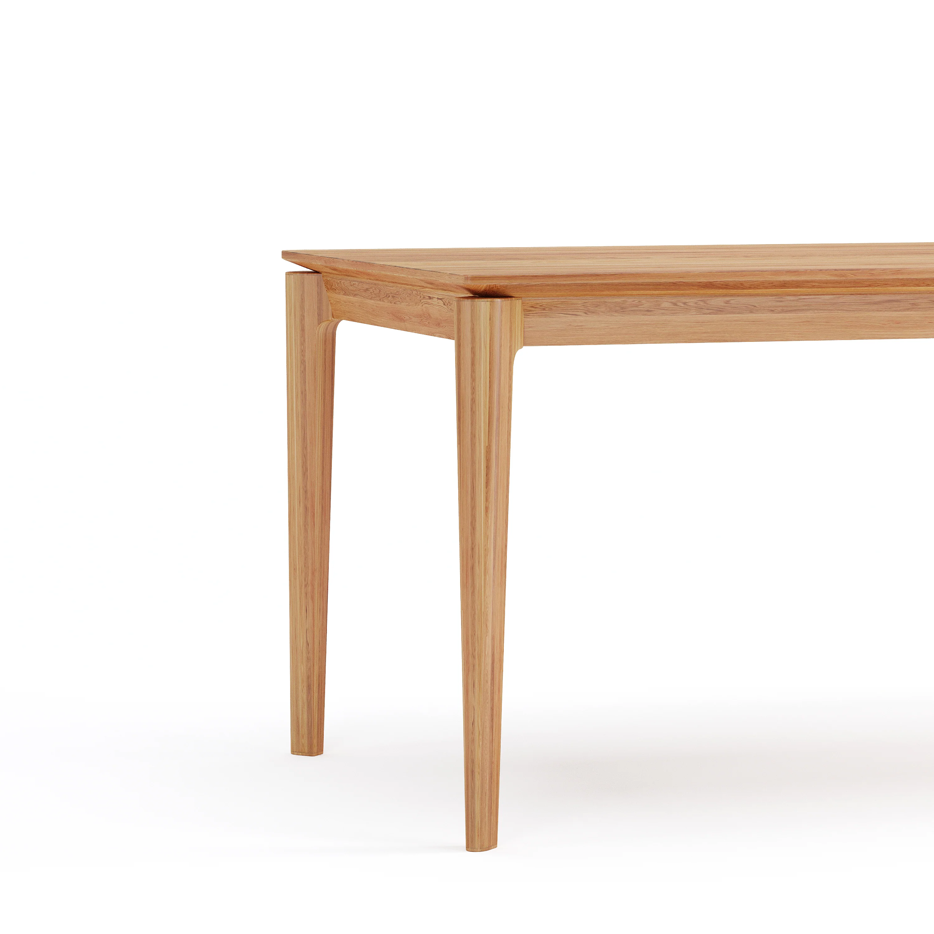Elan Dining Table (6 feet) - Solid Teak/Walnut/Oak Wood - Image 22