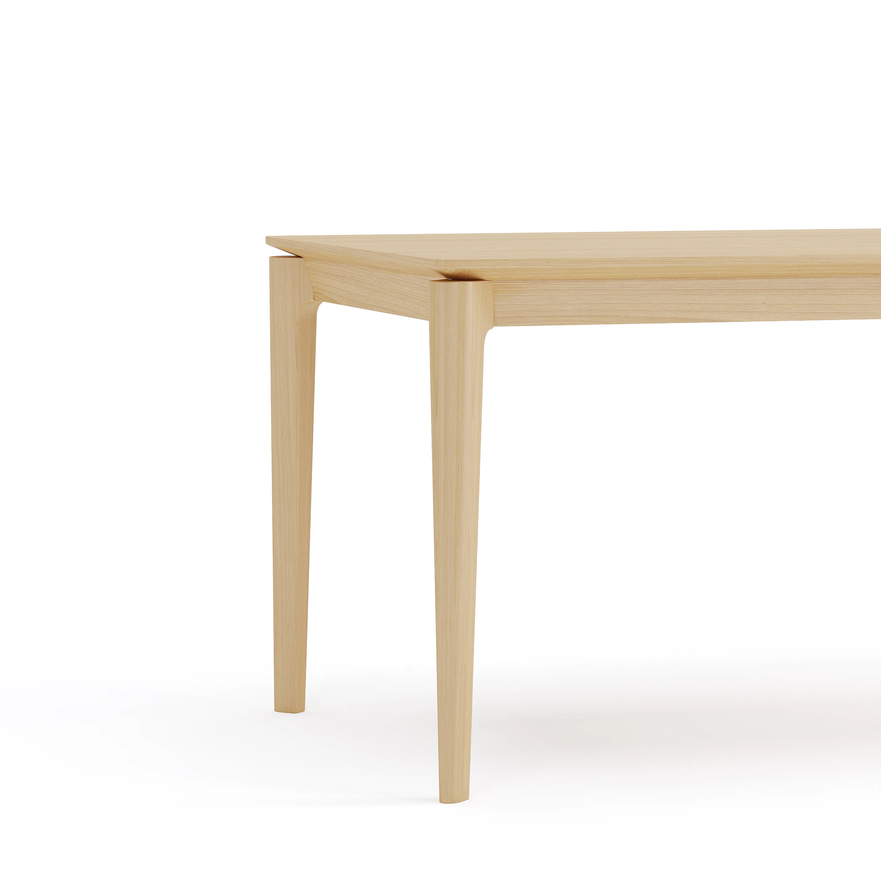 Elan Dining Table (6.5 feet) - Solid Teak/Walnut/Oak Wood - Image 19