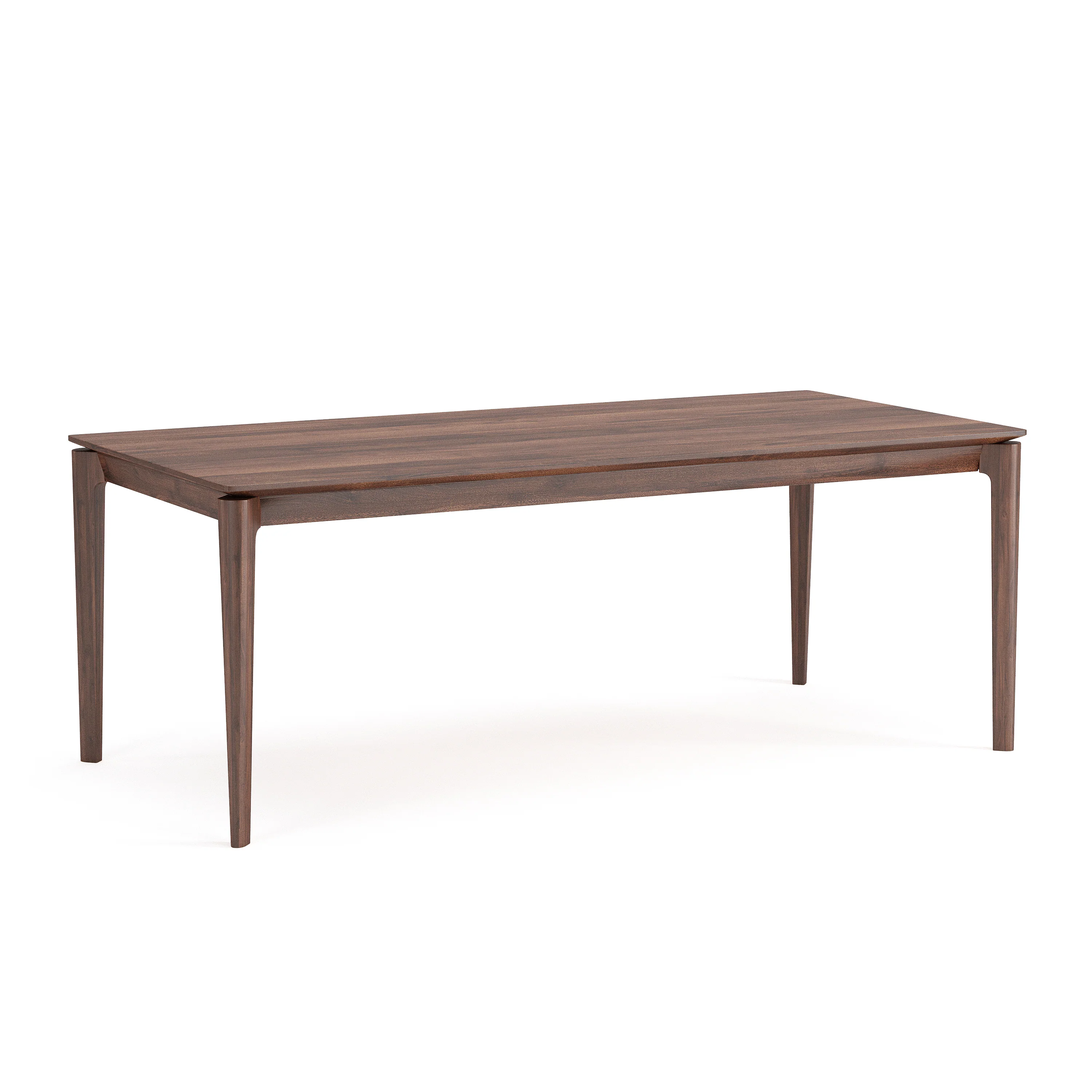 Elan Dining Table (6.5 feet) - Solid Teak/Walnut/Oak Wood - Image 2
