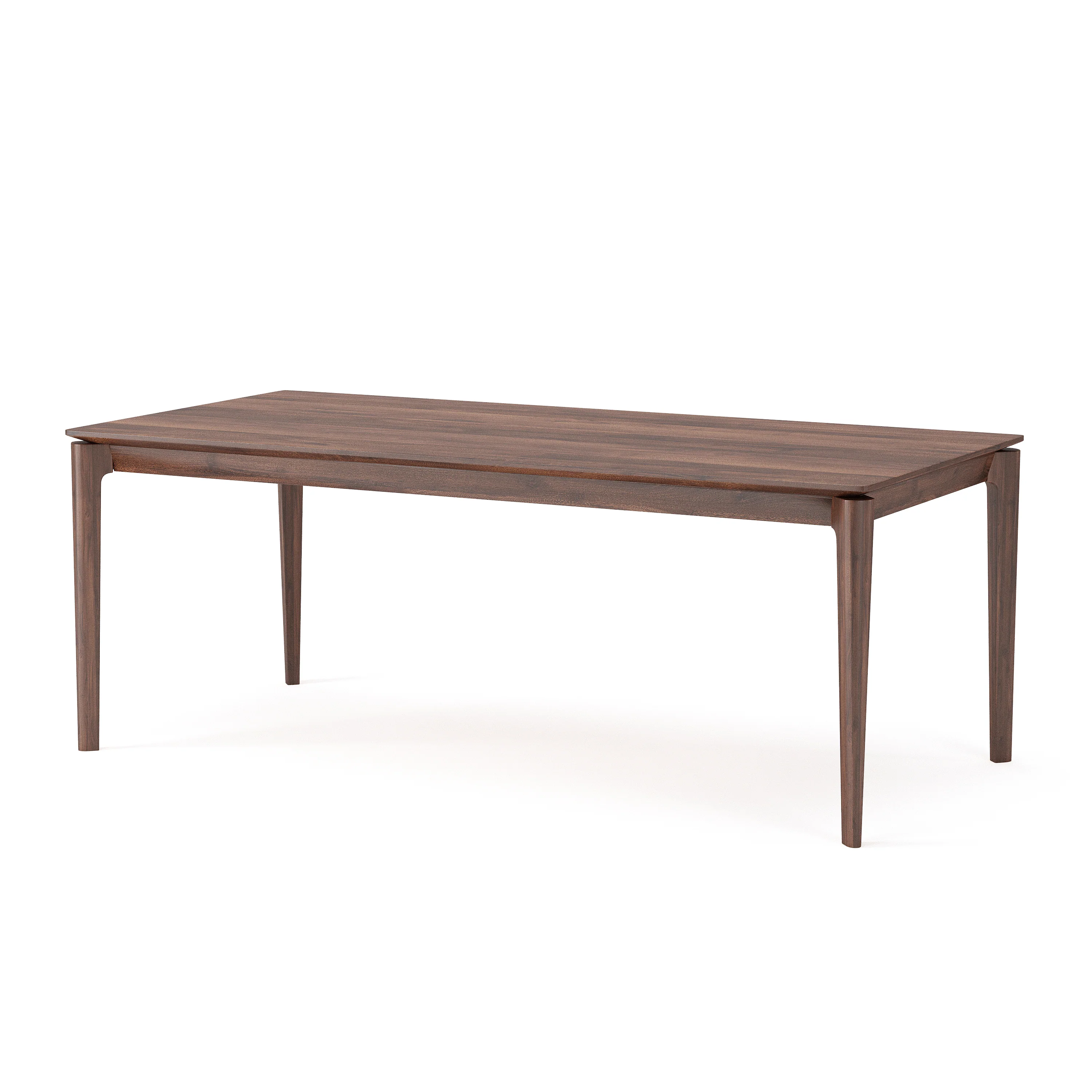 Elan Dining Table (6.5 feet) - Solid Teak/Walnut/Oak Wood - Image 5