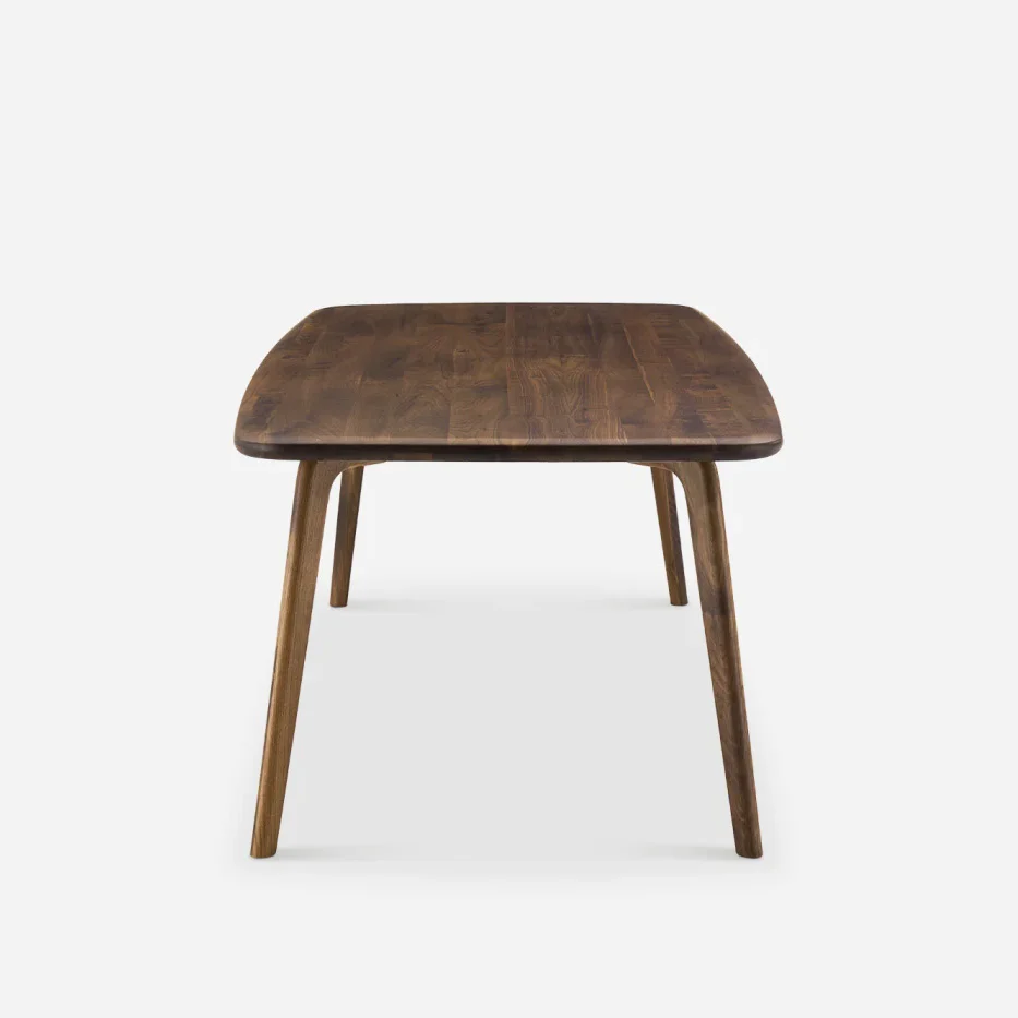 Kosha Dining Table (6 feet) - Solid Teak/Walnut/Oak Wood - Image 4