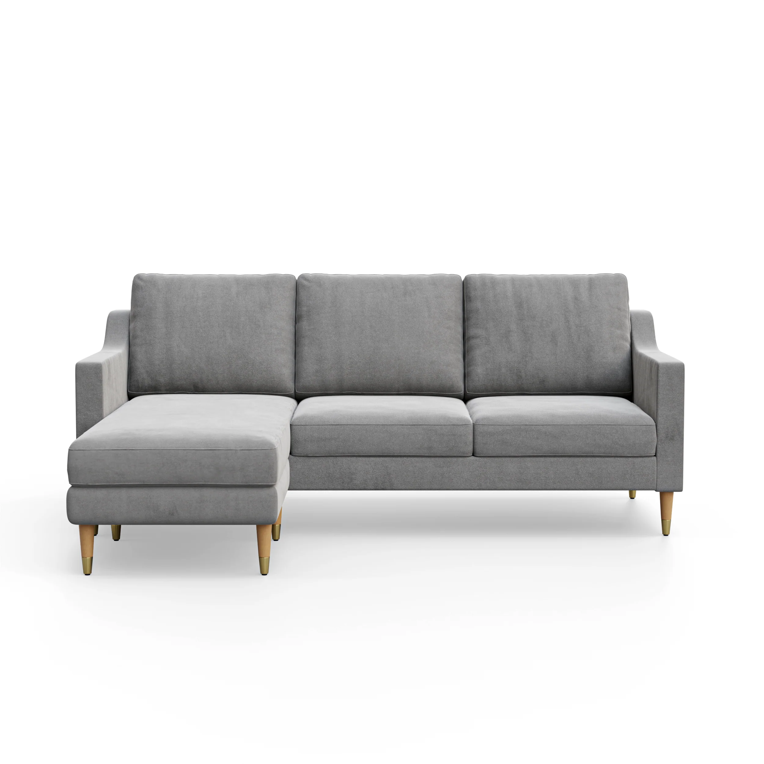 Lore Sofa | L-Shaped Sectional with Chaise (7 feet) - High Back Sofa - Image 16