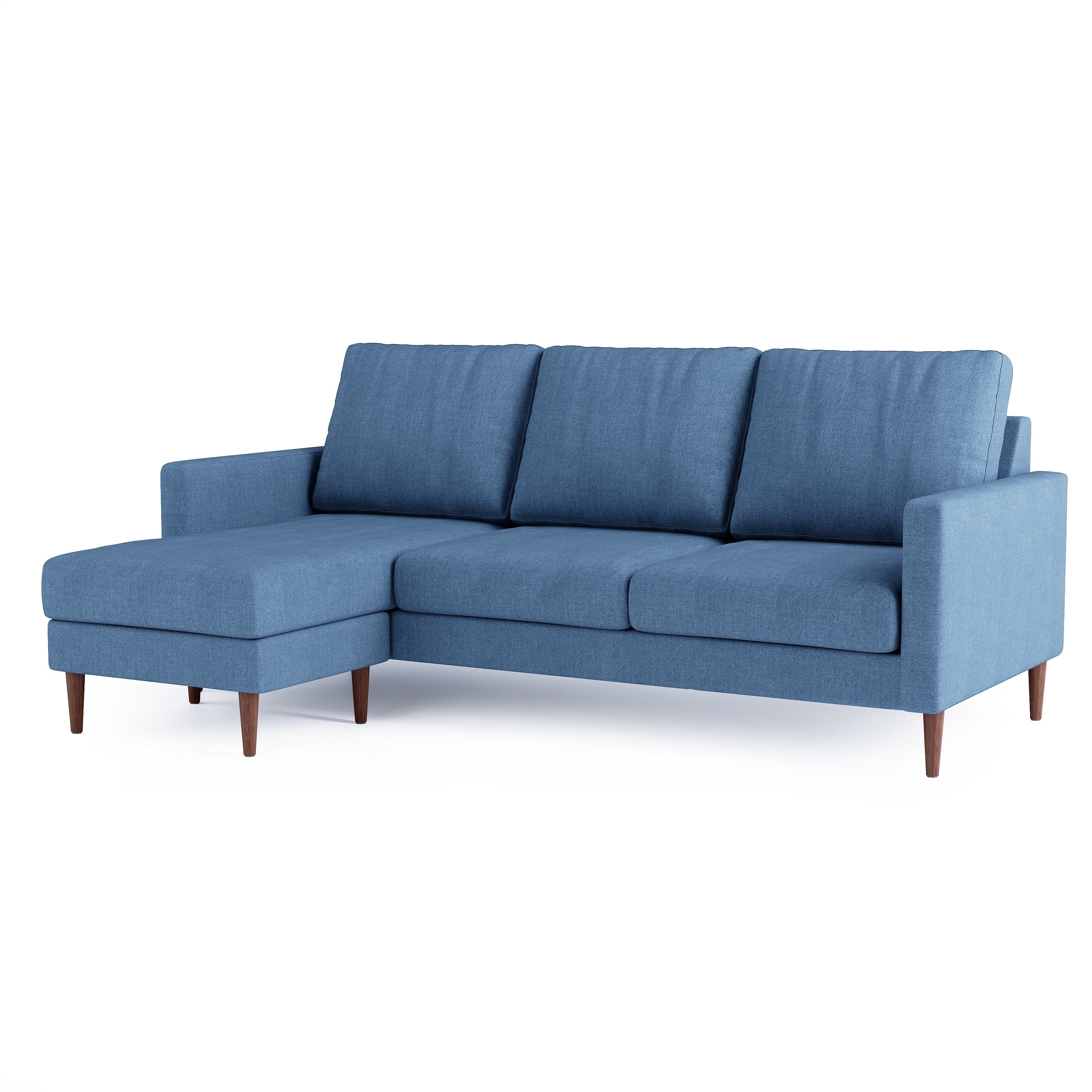 Lore Sofa | L-Shaped Sectional with Chaise (7 feet) - High Back Sofa - Image 71