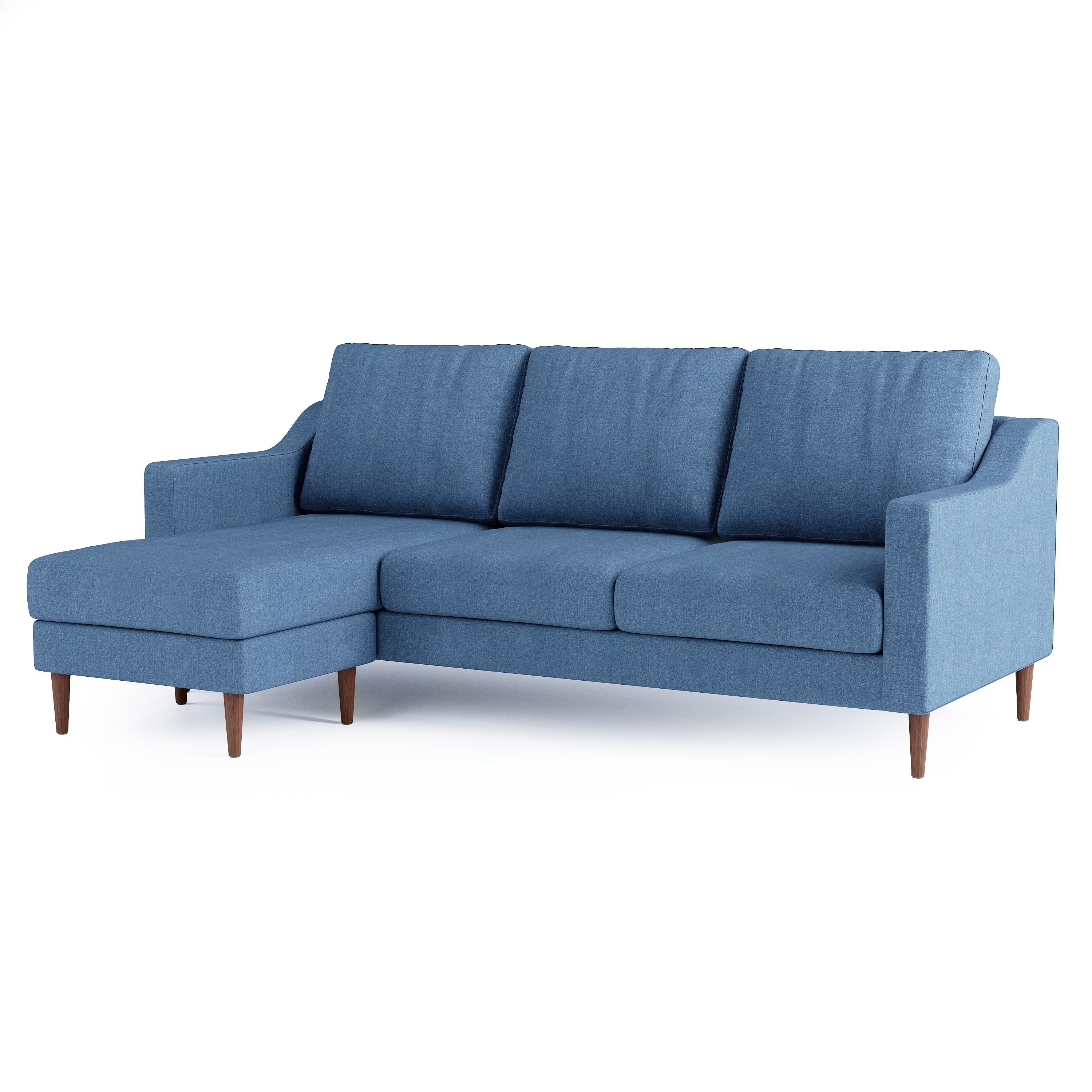 Lore Sofa | L-Shaped Sectional with Chaise (7 feet) - High Back Sofa - Image 75