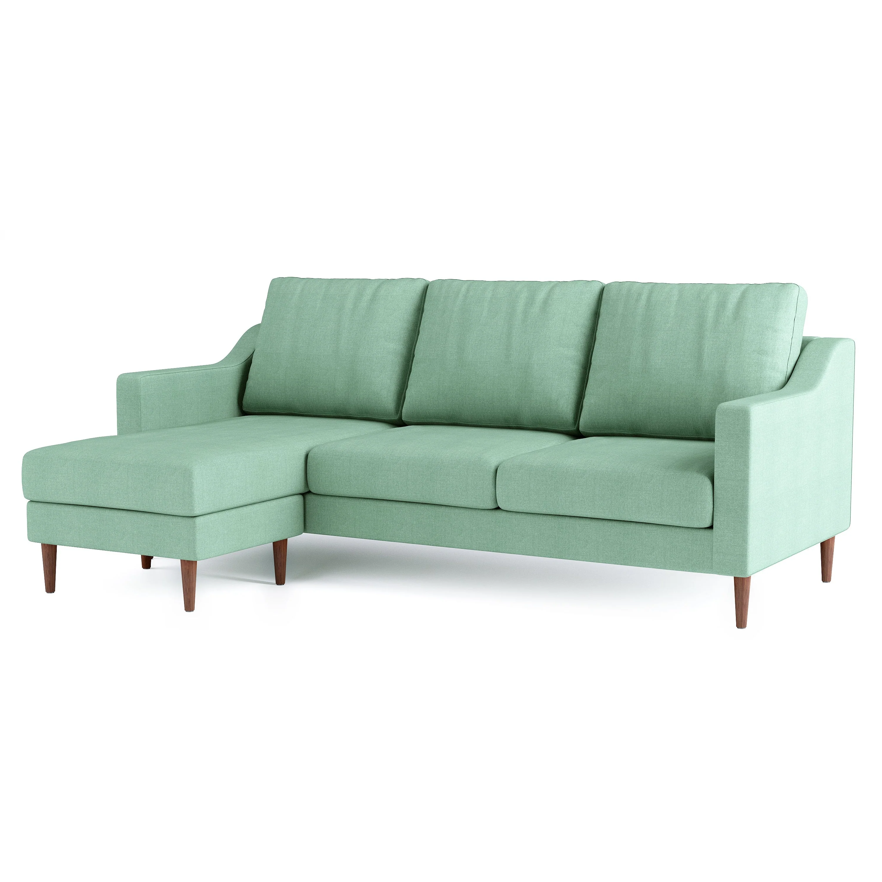 Lore Sofa | L-Shaped Sectional with Chaise (7 feet) - High Back Sofa - Image 76