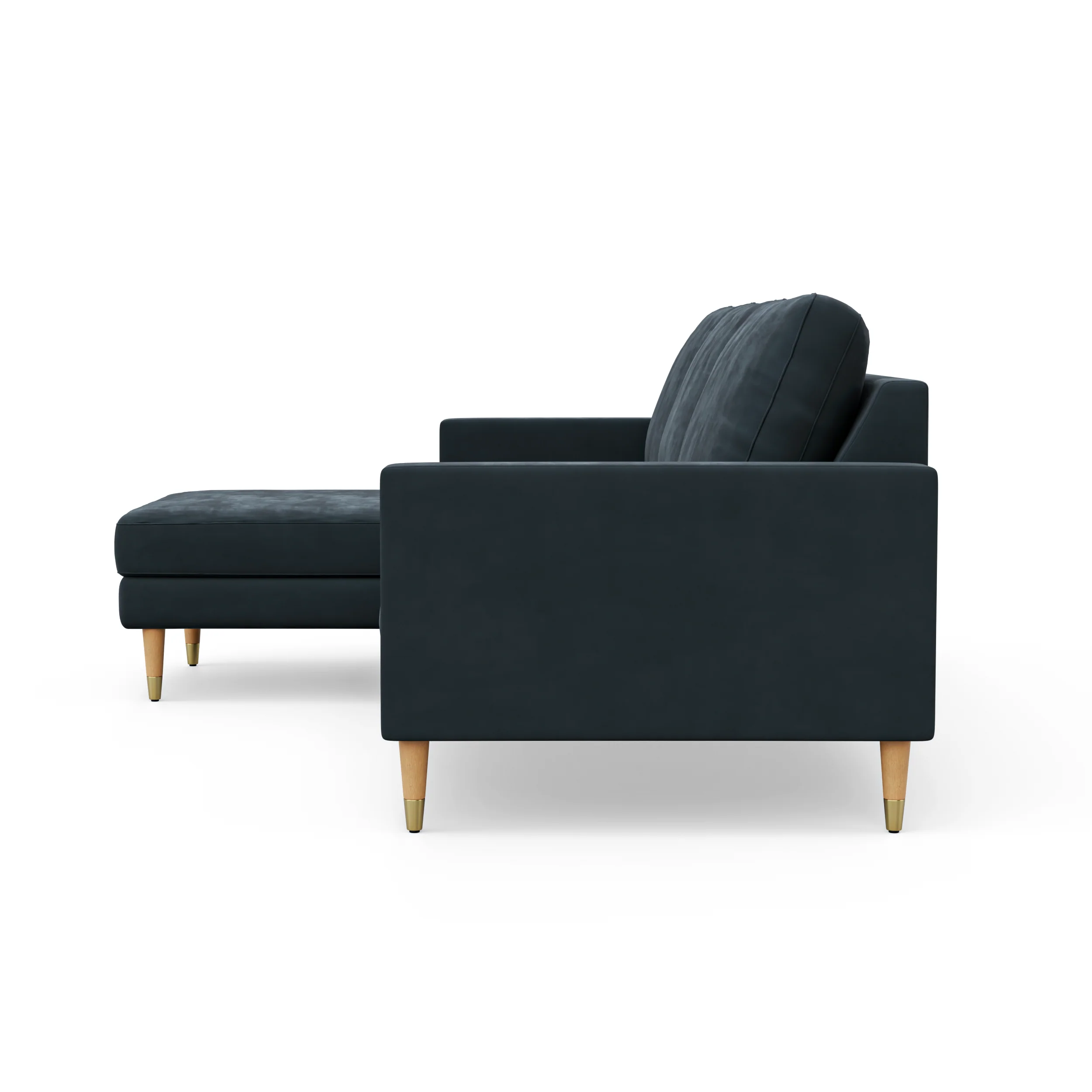 Lore Sofa | L-Shaped Sectional with Chaise (7 feet) - High Back Sofa - Image 8
