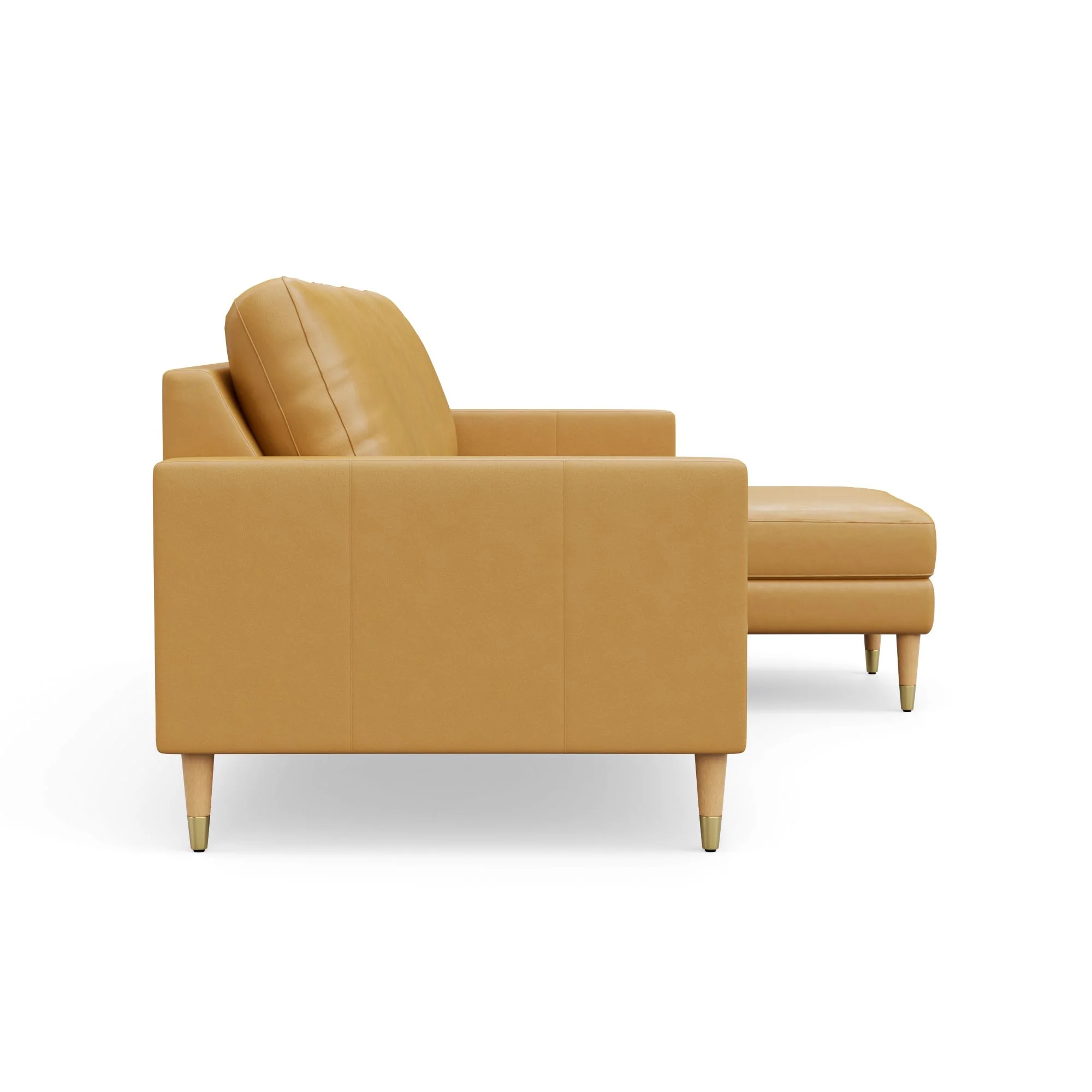 Lore Sofa | L-Shaped Sectional with Chaise | Italian Leather Sofa (7 feet) - Image 14