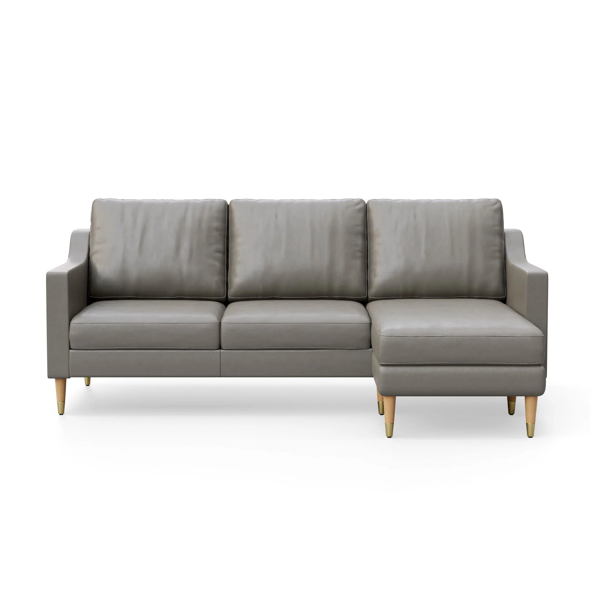 Lore Sofa | L-Shaped Sectional with Chaise | Italian Leather Sofa (7 feet) - Image 27