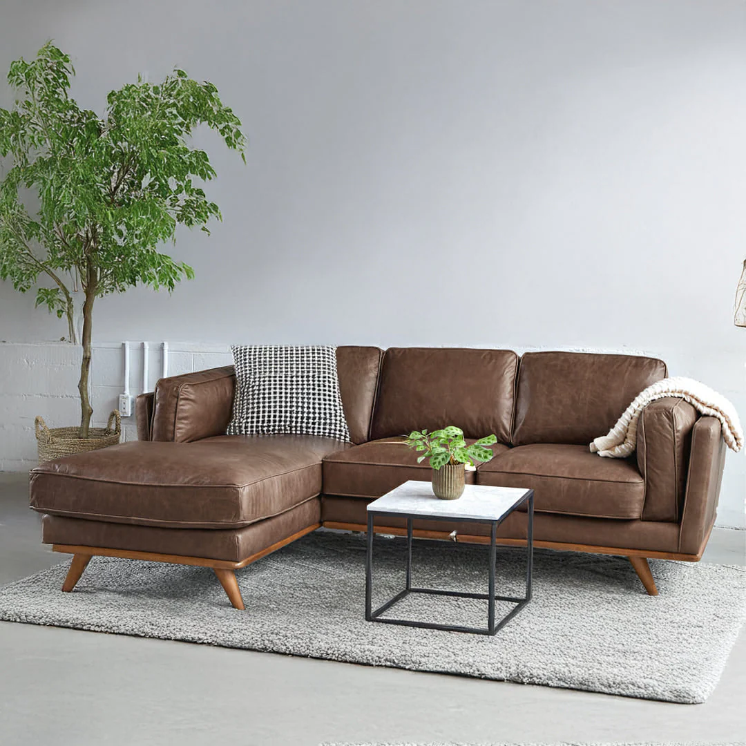 Lumo Sofa |  L Shaped Right Sectional (7.5 feet) Genuine Leather - Image 2