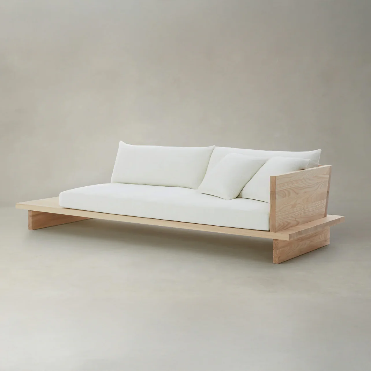 Marenco Sofa | 3 Seater | Solid Ash/Walnut Wood - Image 2