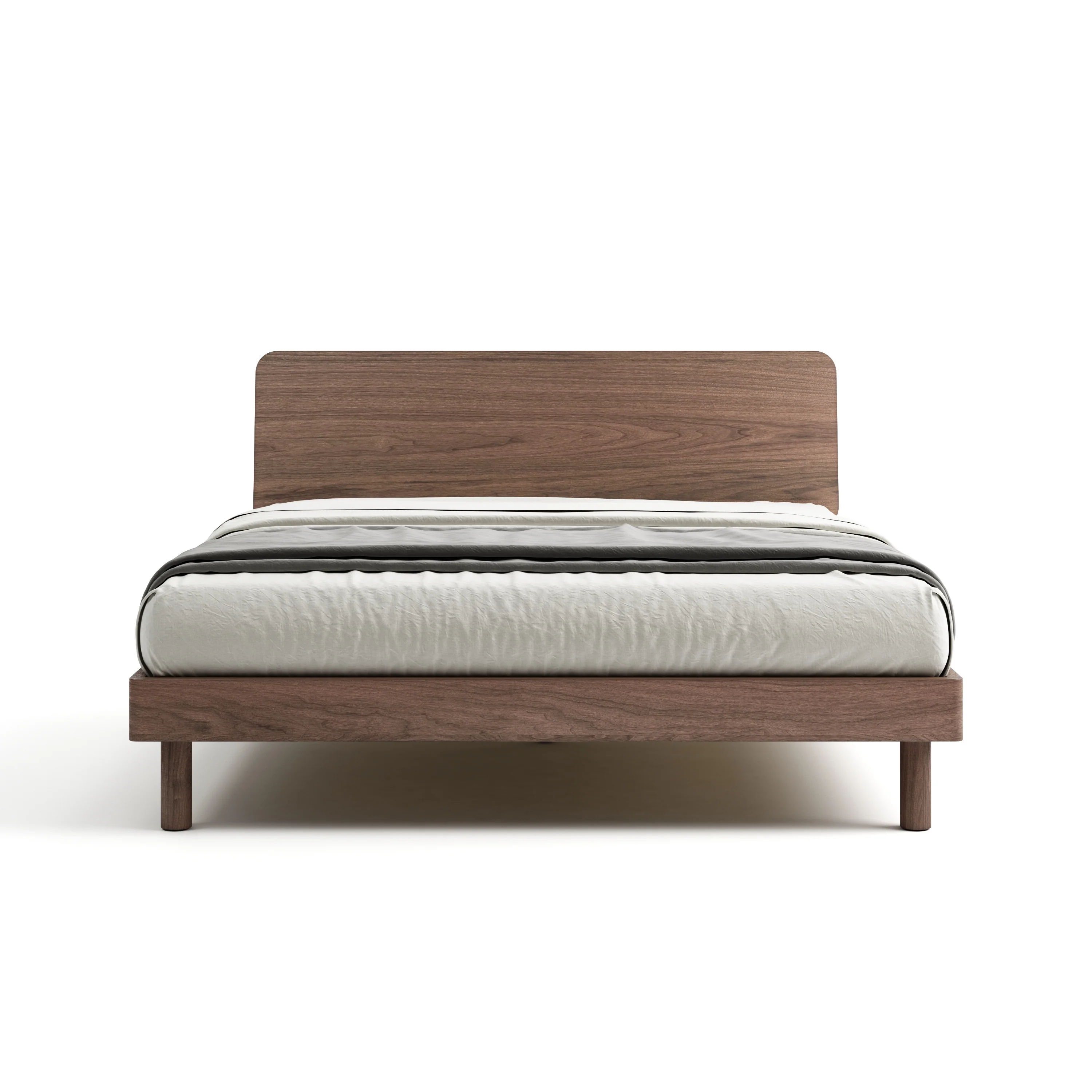 Mowa Bed - Solid Teak/Walnut/Oak Wood (Queen) - Image 19