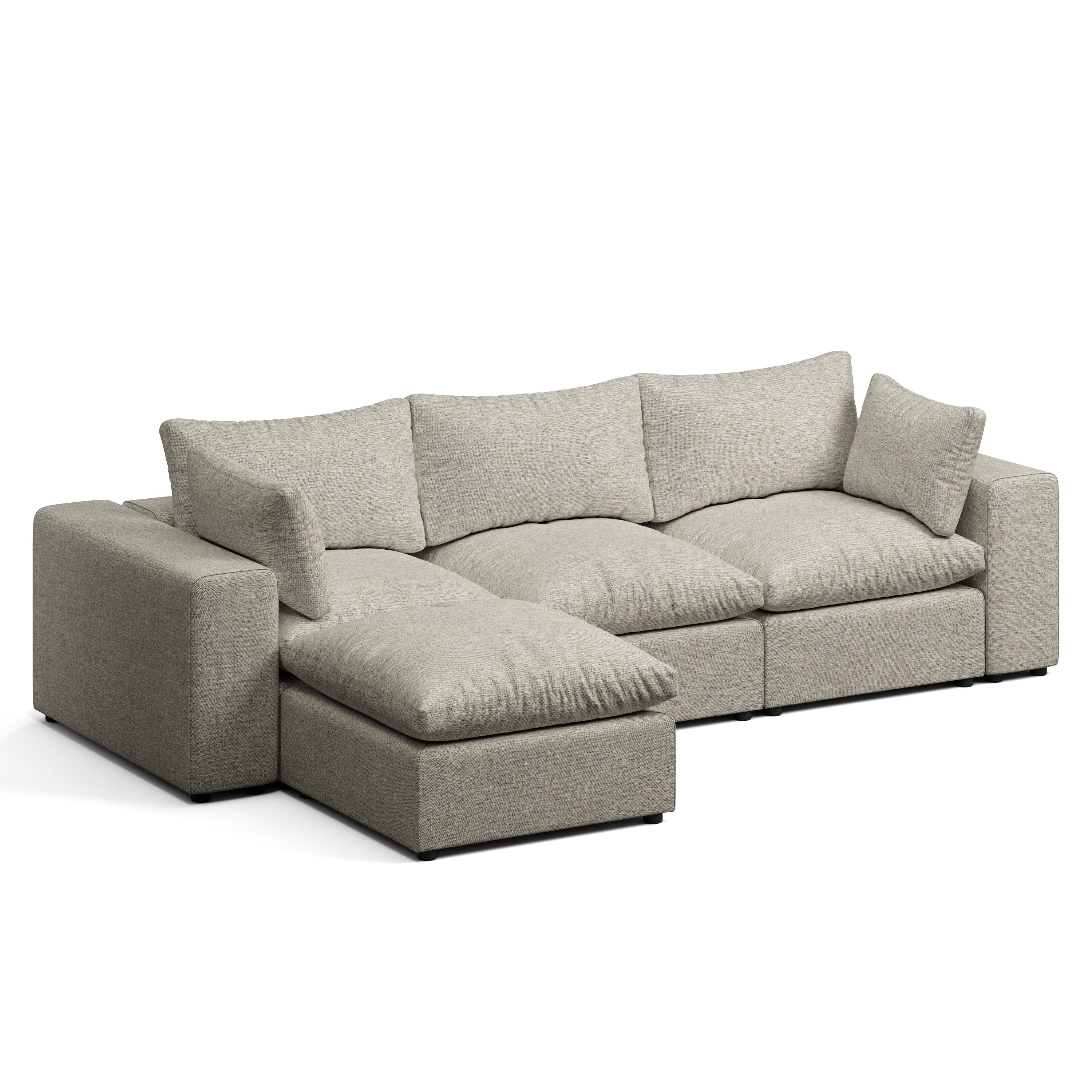 Node 2.0 Sofa | 3 Seater Sofa (9 feet) with Ottoman - Image 2
