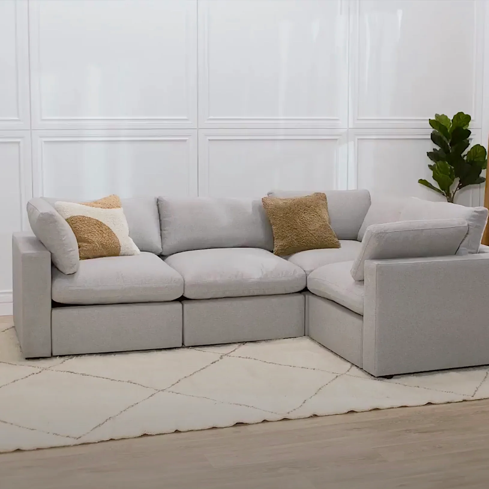 Node Sofa | 4 Seater Corner Sofa (8 x 5.5 feet) - Image 45