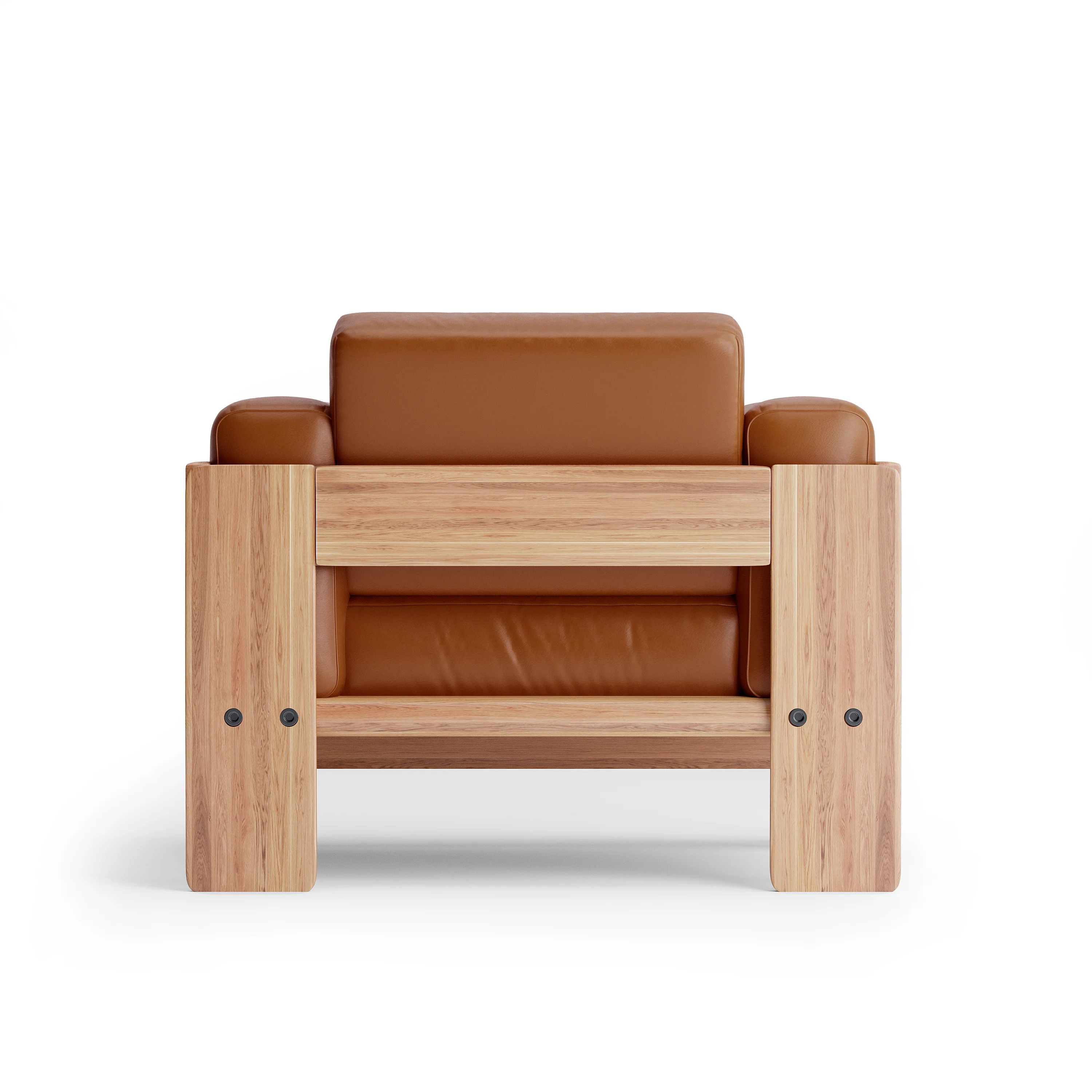 Nordhaven Sofa | 1 Seater | Italian Leather | Solid Teak/Walut/Oak Wood - Image 12