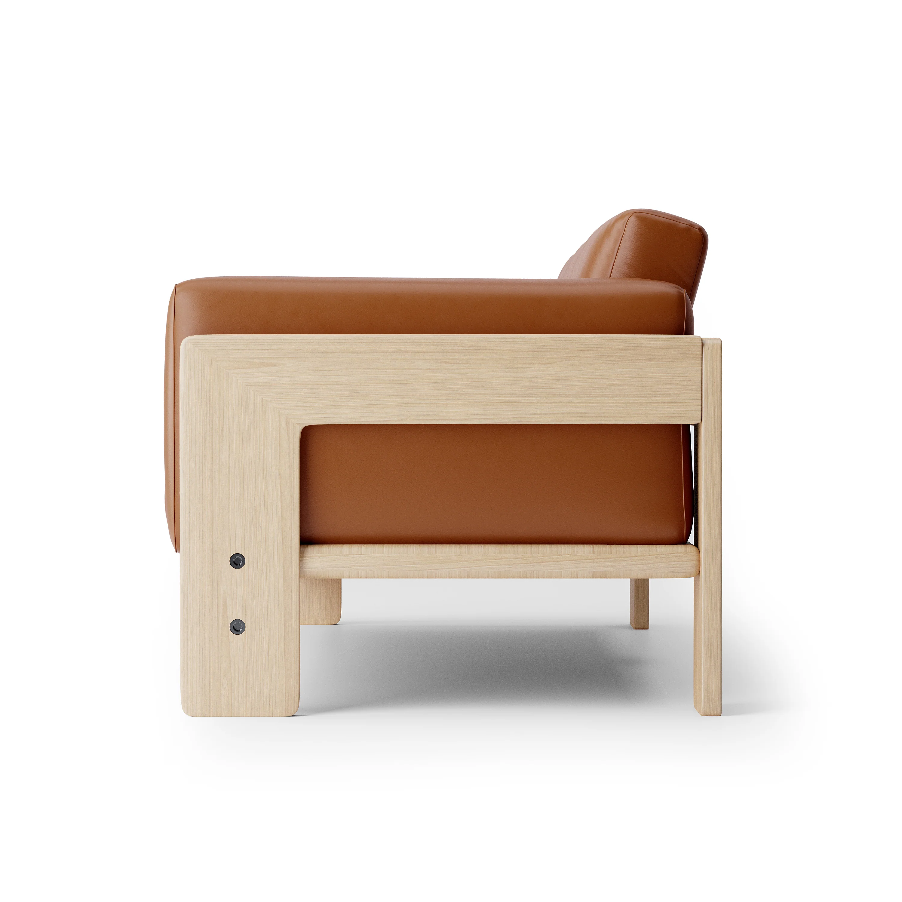 Nordhaven Sofa | 1 Seater | Italian Leather | Solid Teak/Walut/Oak Wood - Image 20