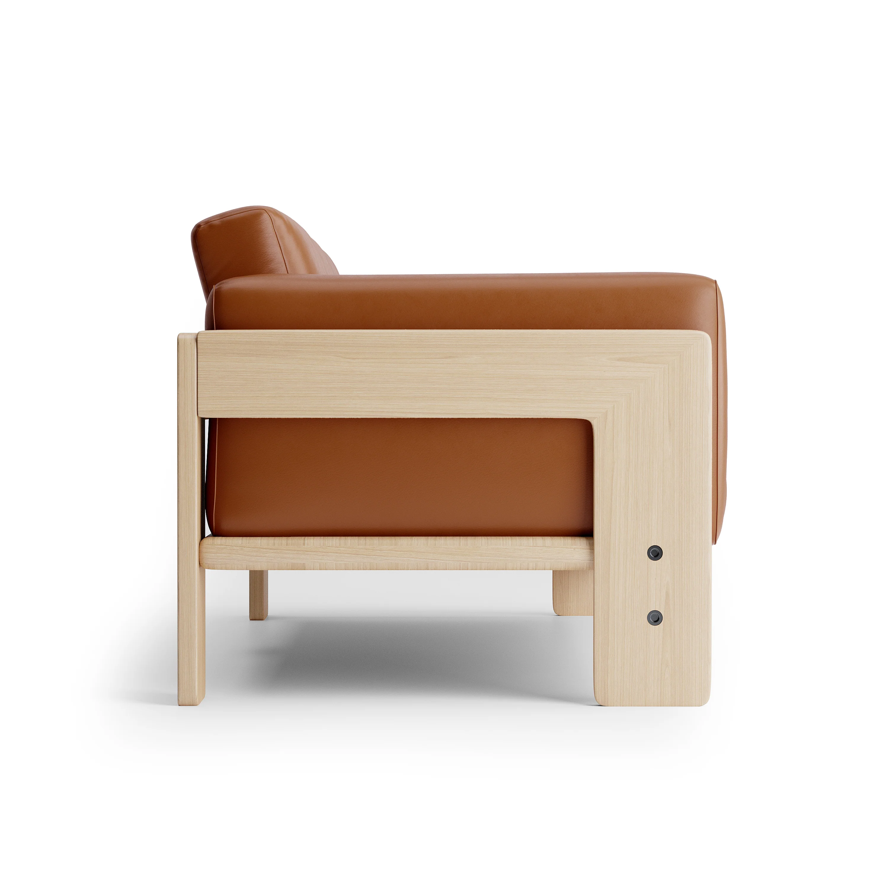 Nordhaven Sofa | 2 Seater | Italian Leather | Solid Teak/Walut/Oak Wood - Image 22