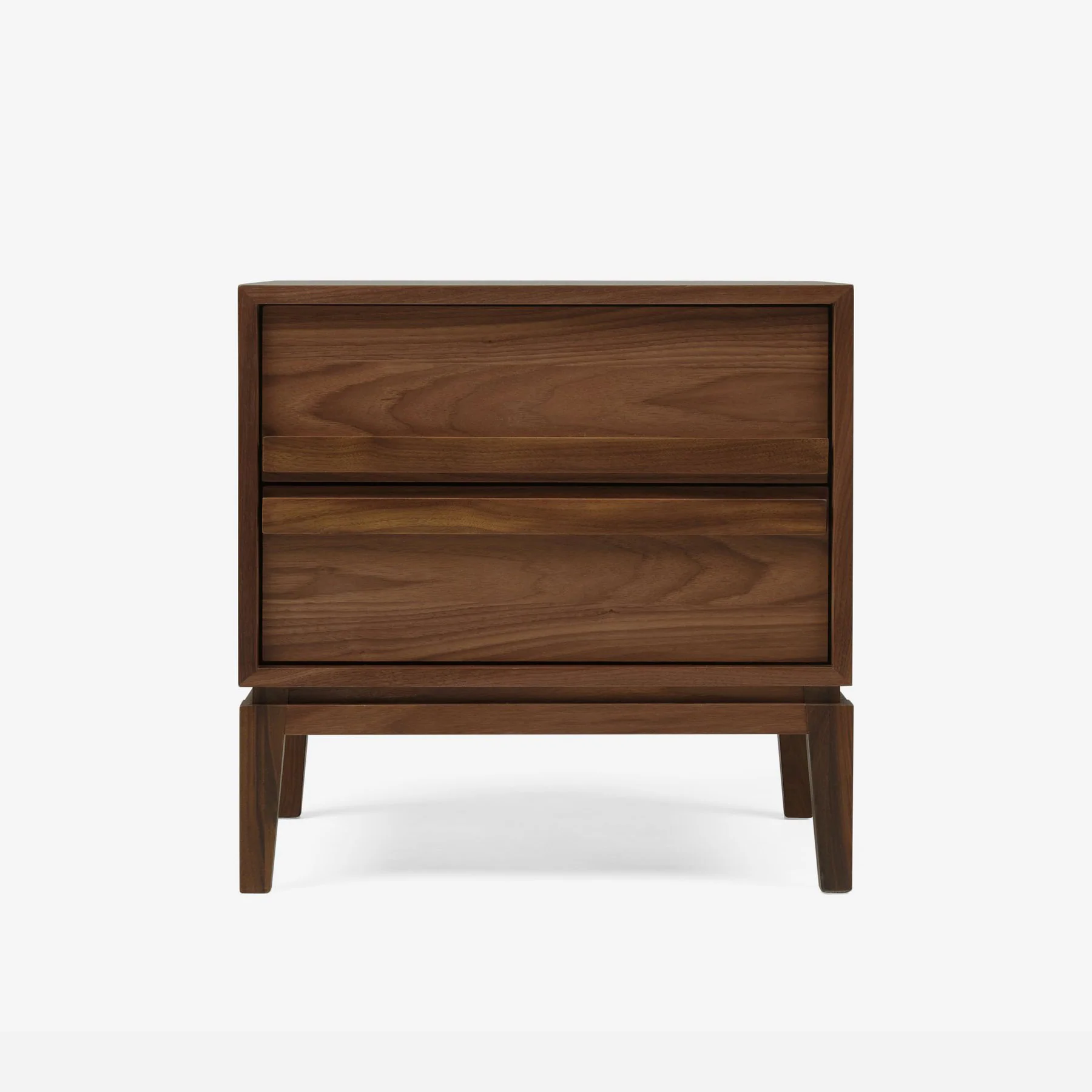 Nordwyn Bedside Table - Solid Walnut/Teak/Oak Wood - Image 2