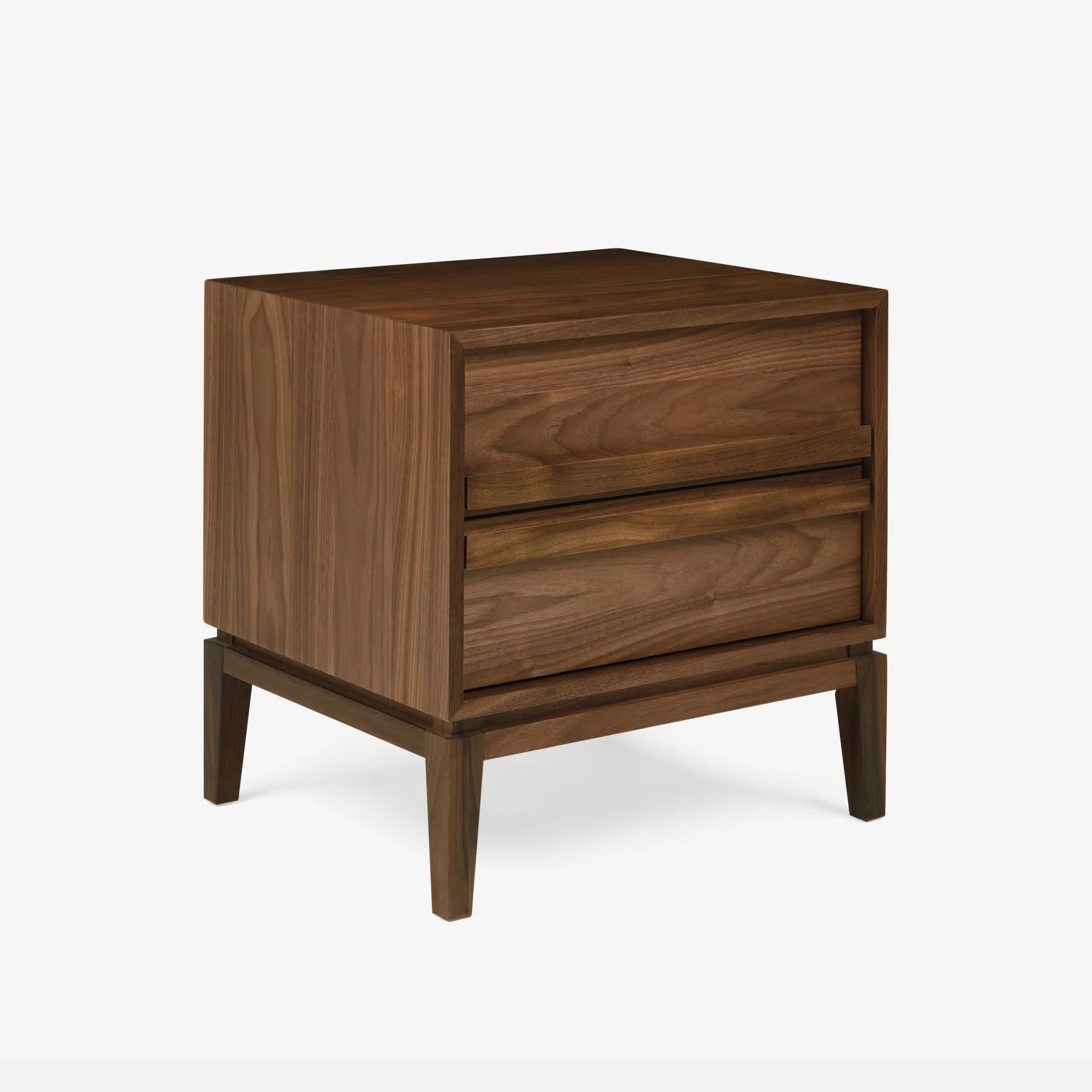 Nordwyn Bedside Table - Solid Walnut/Teak/Oak Wood - Image 5