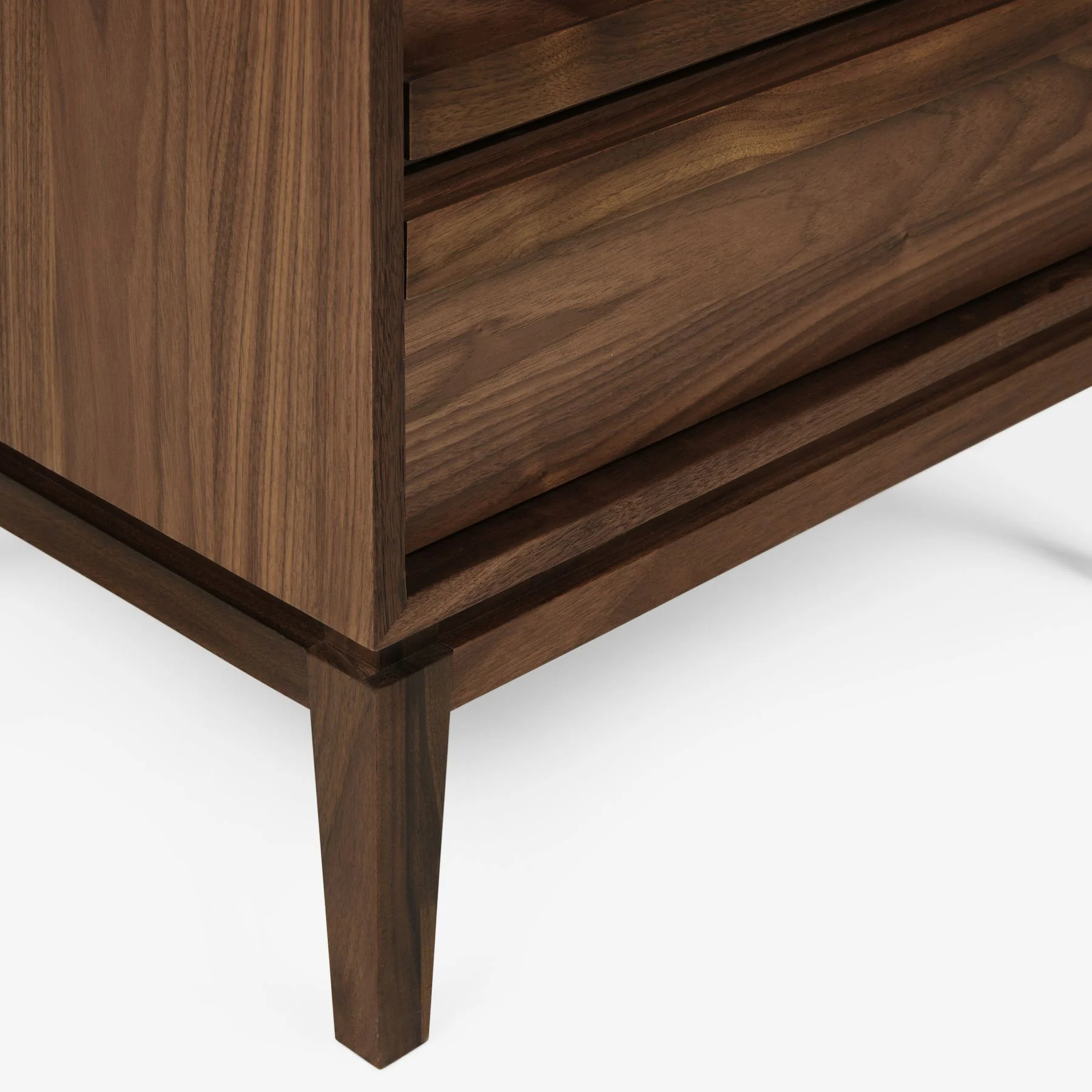 Nordwyn Bedside Table - Solid Walnut/Teak/Oak Wood - Image 6