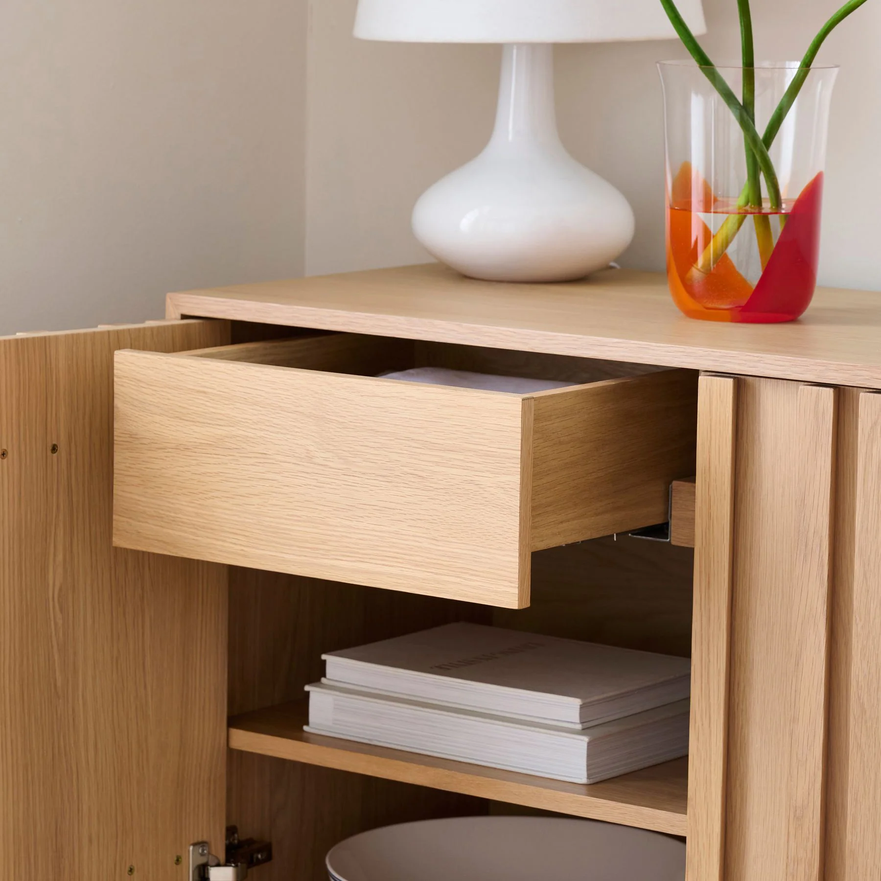 Nordwyn Sideboard  - Solid Walnut/Teak/Oak Wood (Small) - Image 14