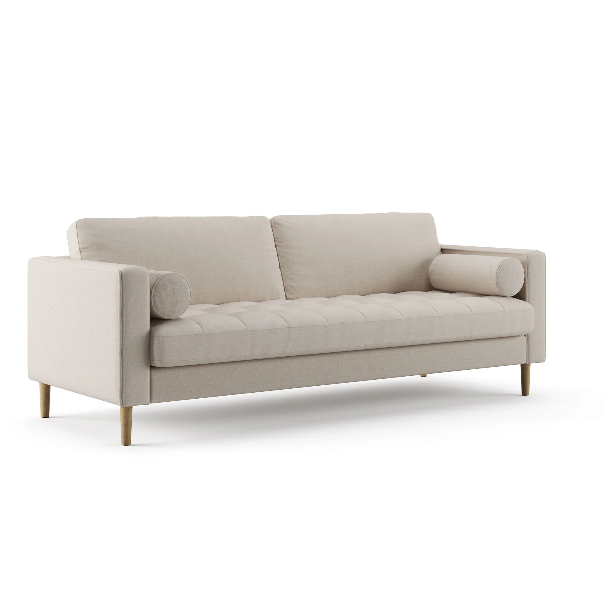 Palo Sofa T | 3+ Seater (7 feet) | Tufted - Image 3