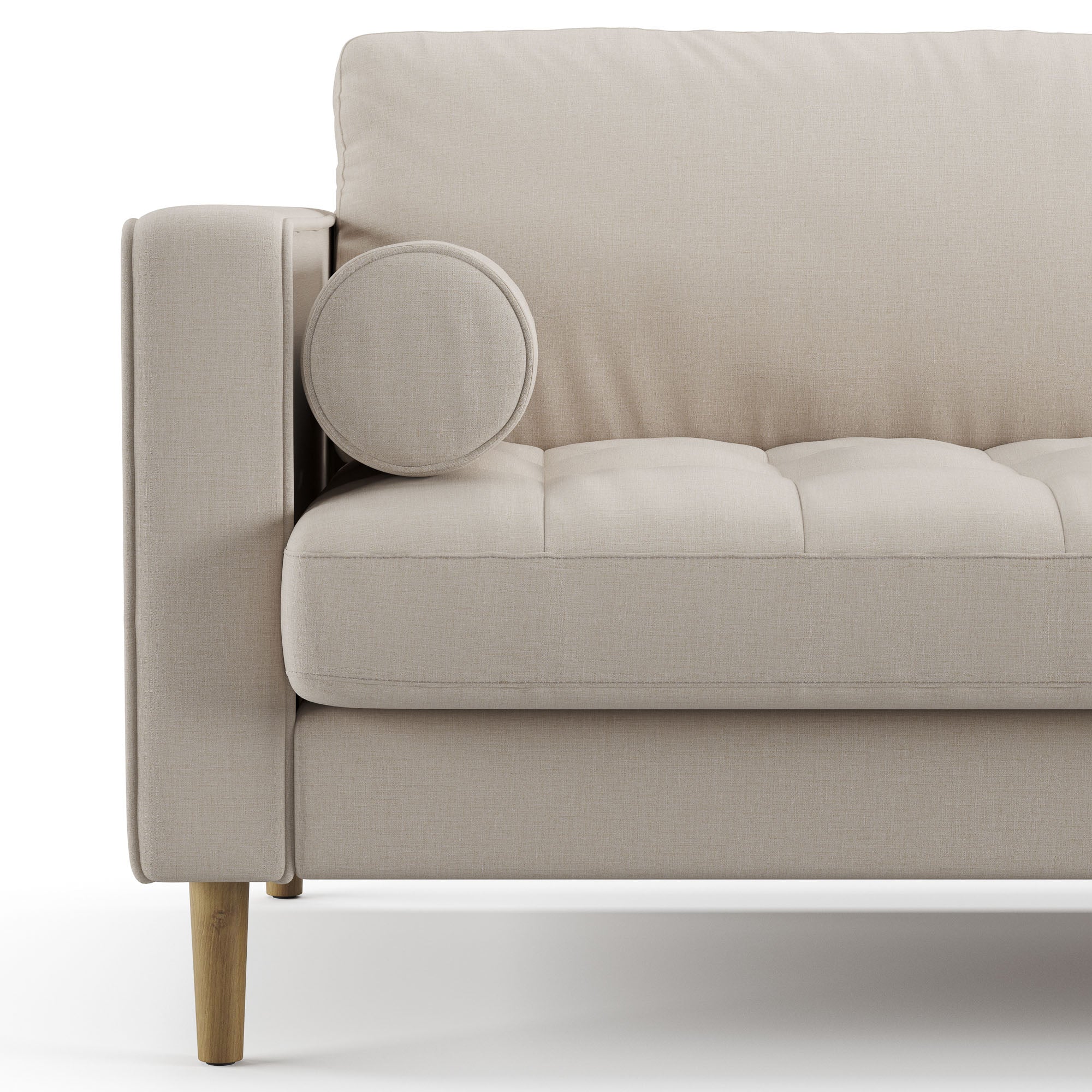 Palo Sofa T | 3+ Seater (7 feet) | Tufted - Image 4