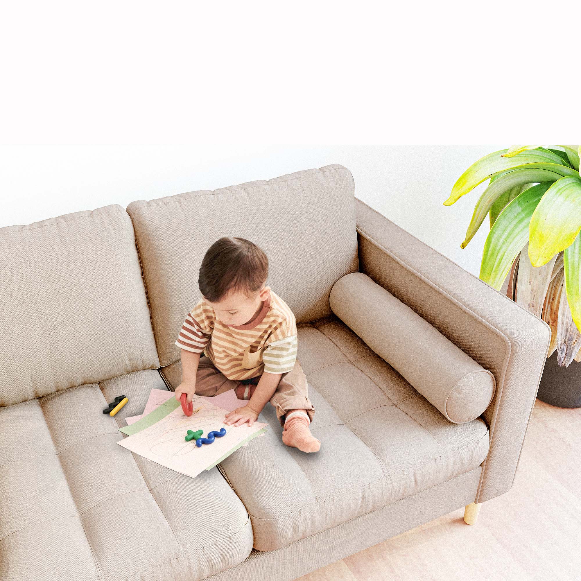 Palo Sofa T | 3+ Seater (7 feet) | Tufted - Image 61