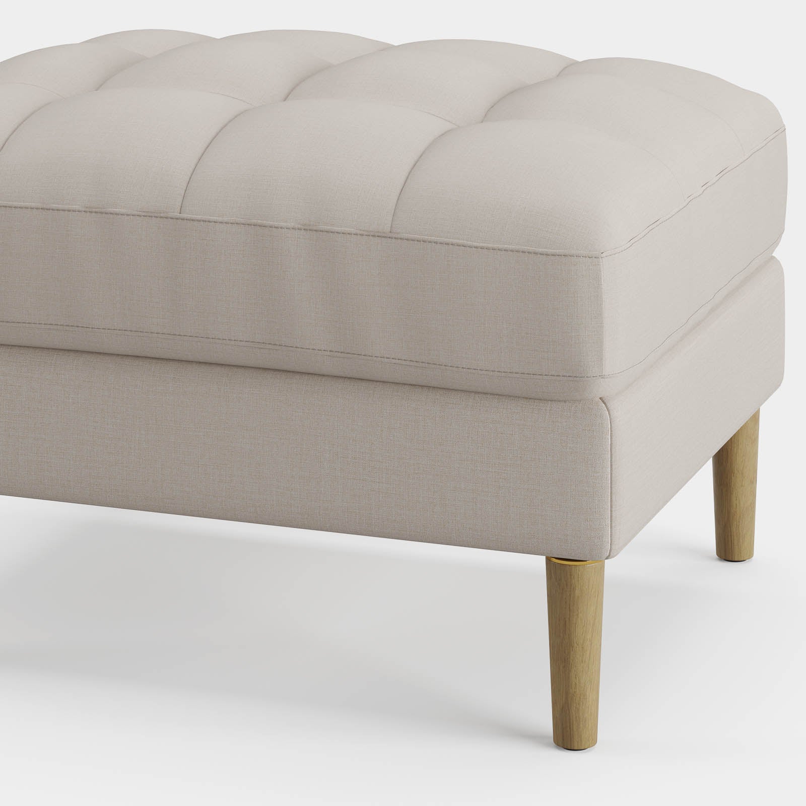 Palo Sofa Ottoman T | 2.5 feet | Tufted - Image 13