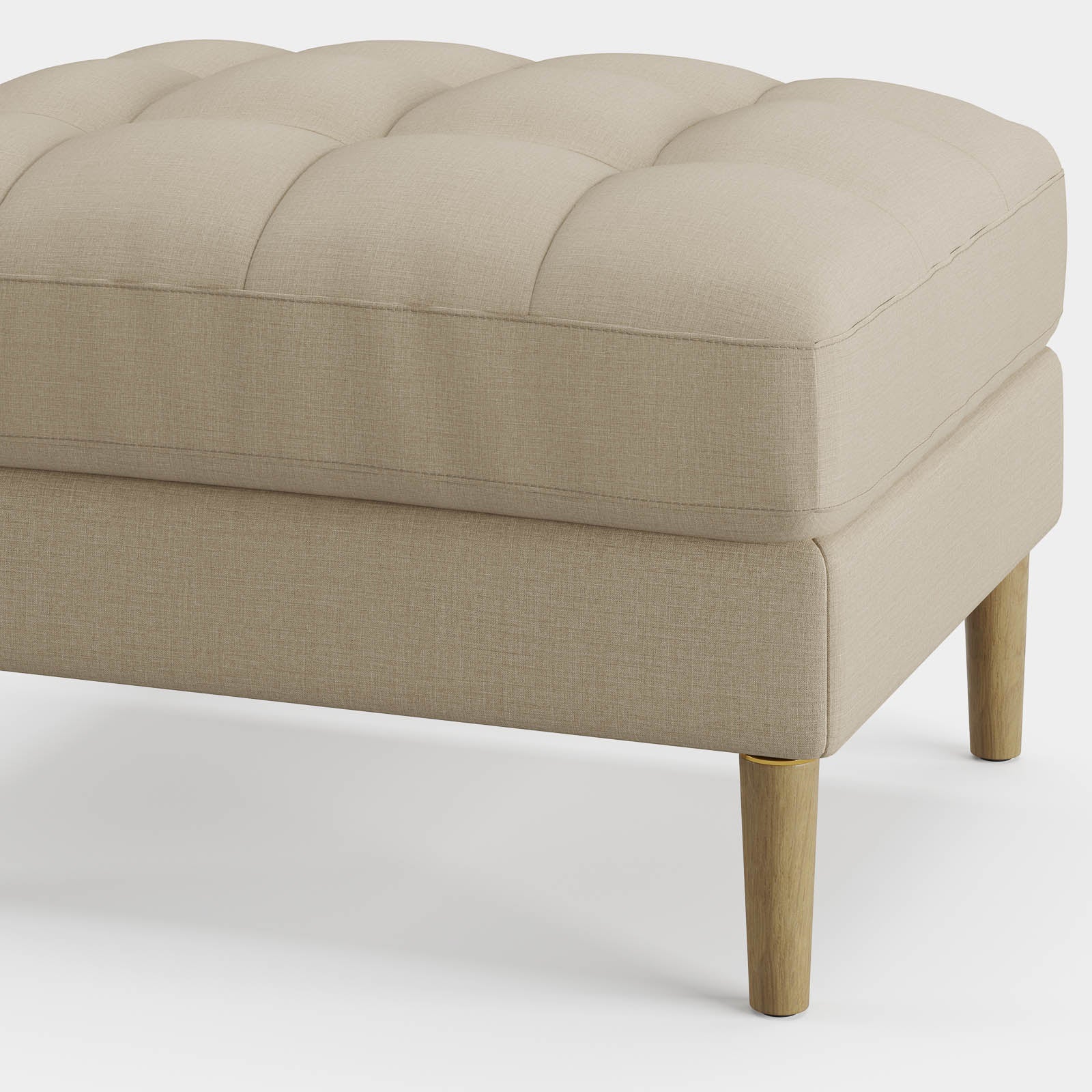 Palo Sofa Ottoman T | 2.5 feet | Tufted - Image 20