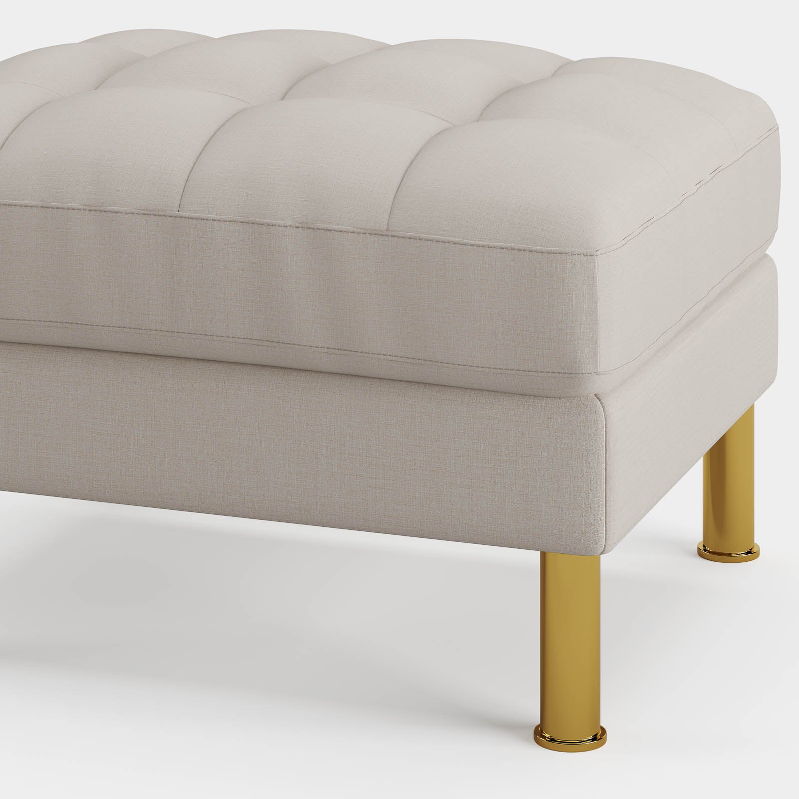 Palo Sofa Ottoman T | 2.5 feet | Tufted - Image 42