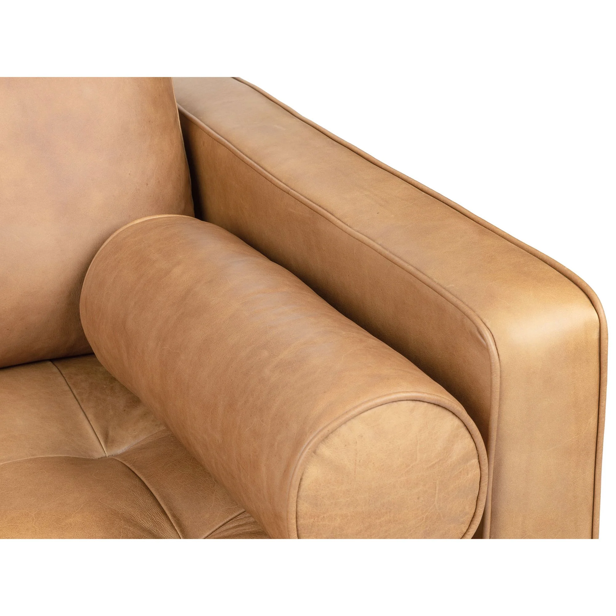 Palo Sofa | L-Shaped Sectional with Chaise (8.25 feet) | Italian Leather Sofa - Image 44