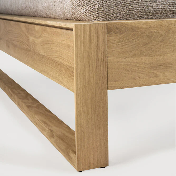Sael Bed - Solid Walnut/Teak/Oak Wood (King) - Image 7