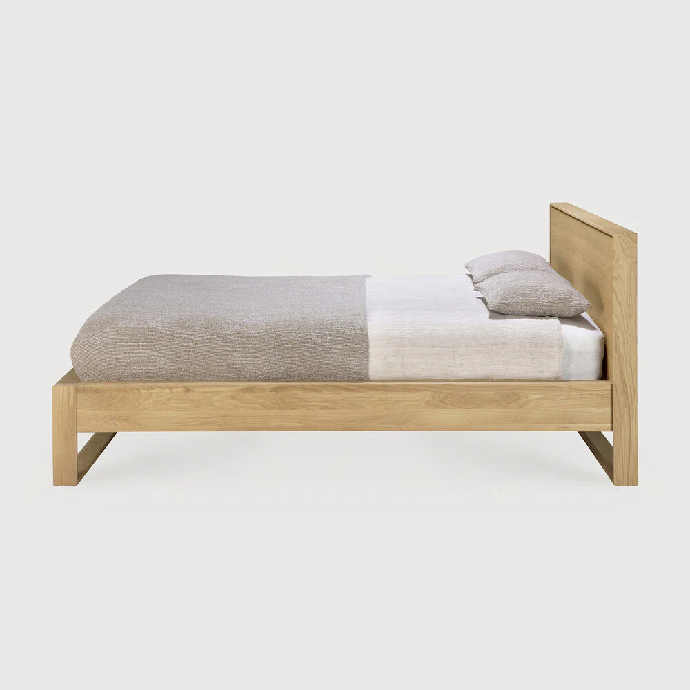 Sael Bed - Solid Walnut/Teak/Oak Wood (Queen) - Image 5