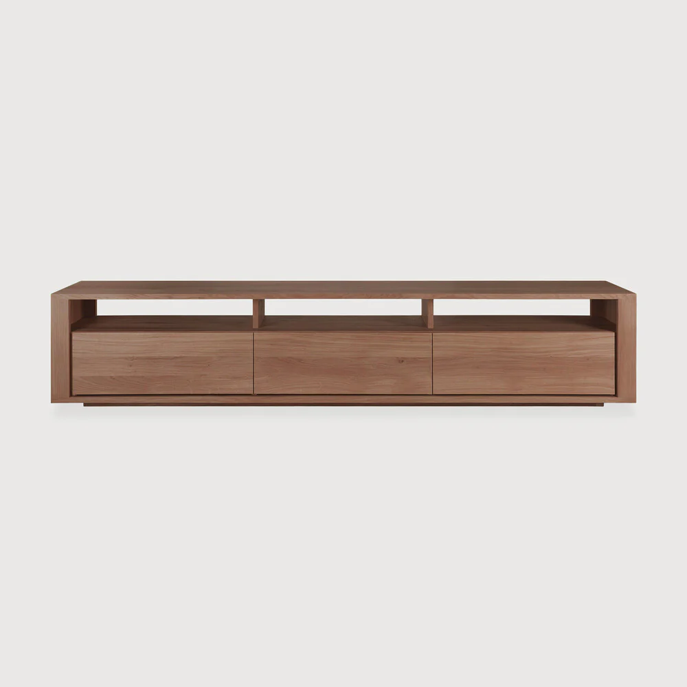 Sael TV Unit/Console - Solid Walnut/Teak/Oak Wood (Large) - Image 6