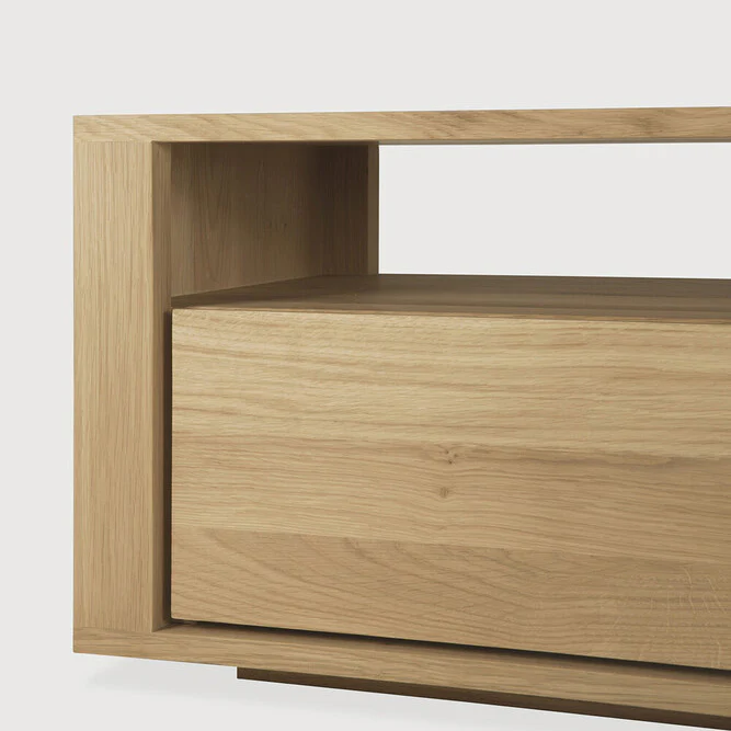 Sael TV Unit/Console - Solid Walnut/Teak/Oak Wood (Small) - Image 7