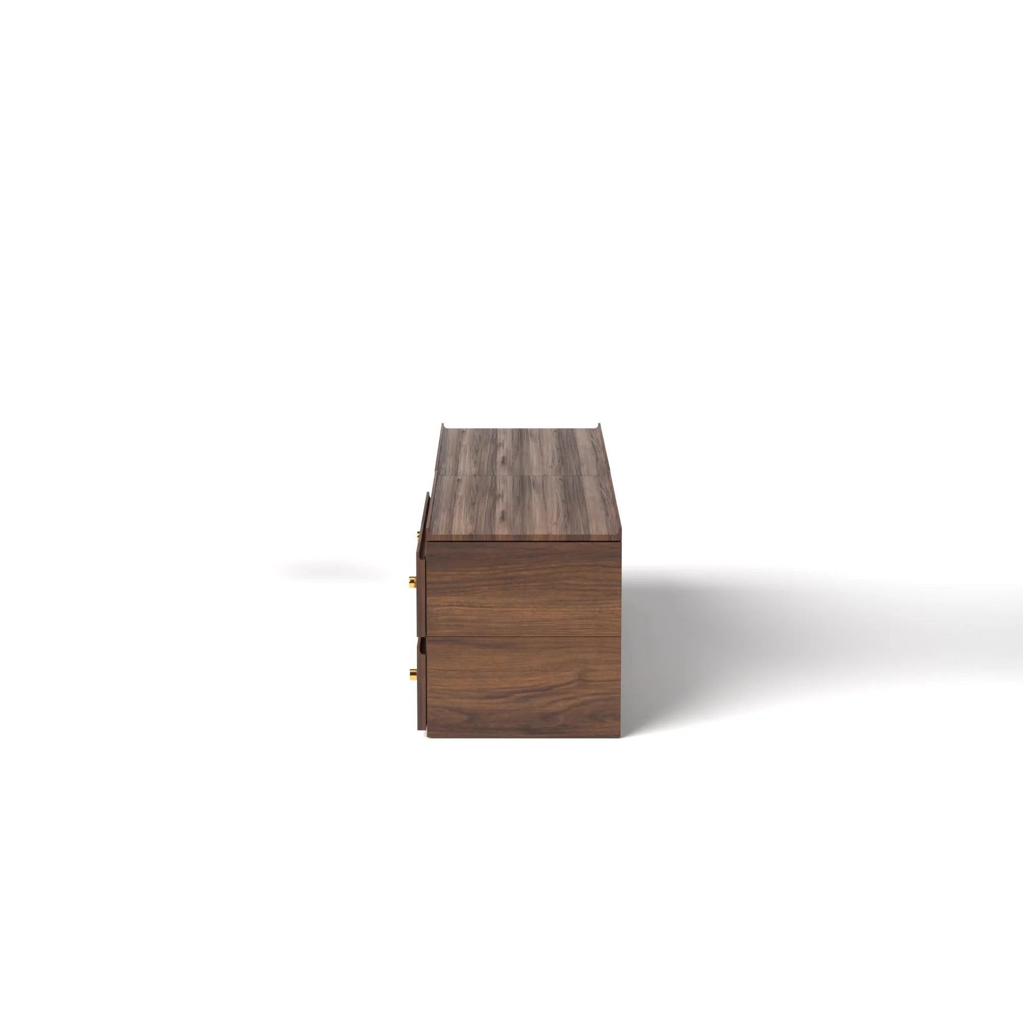 Stava Modular Credenza System | Solid Walnut/Teak/Oak Wood (2x2) | 5.5 Feet Length - Image 11
